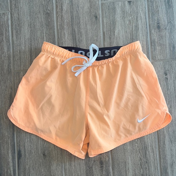 nike neon orange shorts